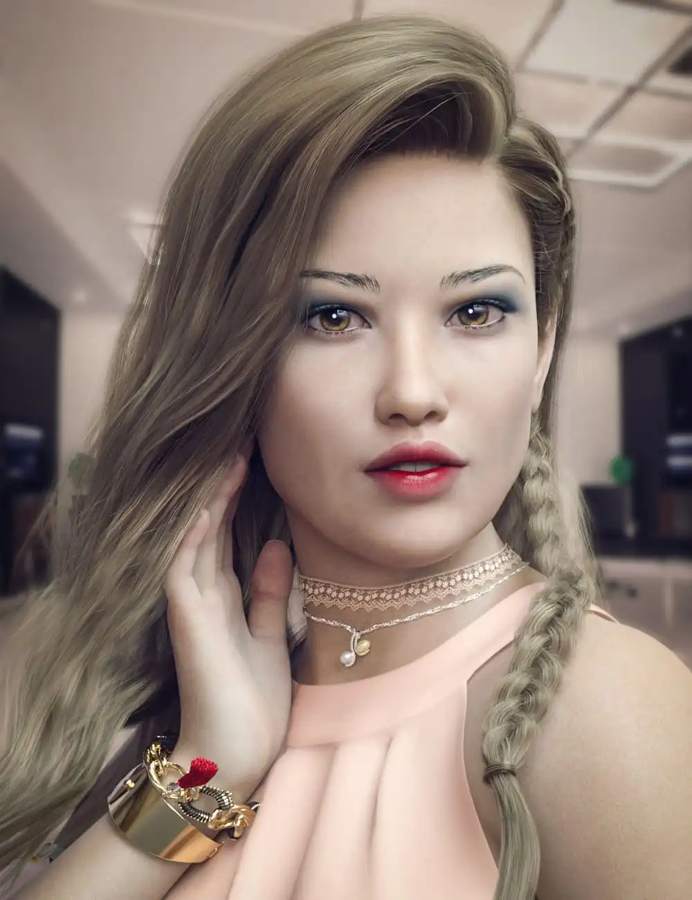 Amanda Mai for Genesis 8 Female And Luxury Office_DAZ3DDL