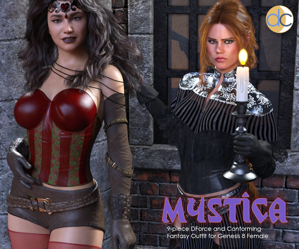 DC-Mystica for Genesis 8 Female_DAZ3D下载站