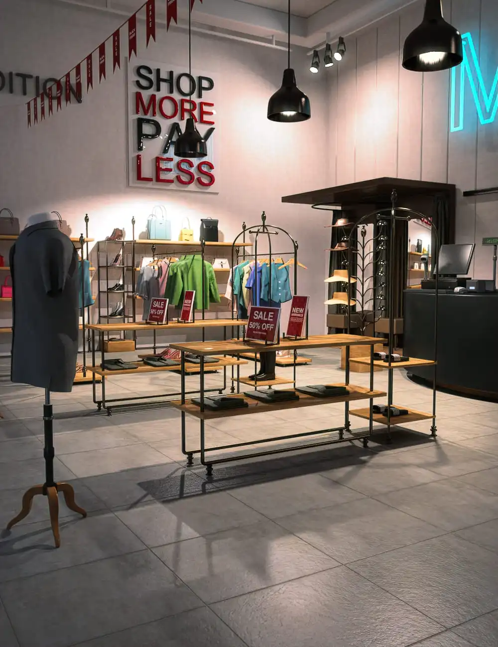 FG Clothing Boutique_DAZ3D下载站