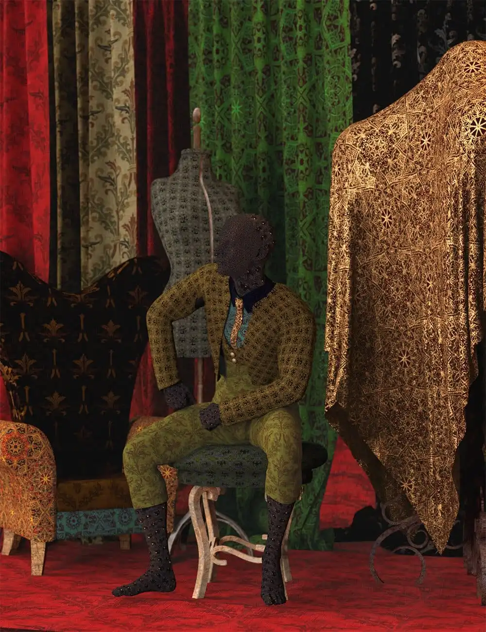 Marvellous Medieval Fabric Iray Shaders_DAZ3DDL