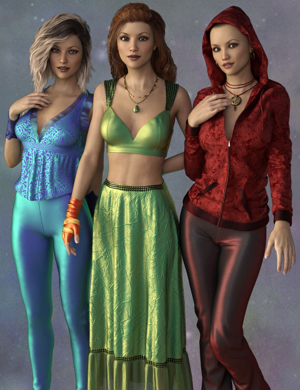 Pd Two-Tone Iray Shader Presets_DAZ3DDL