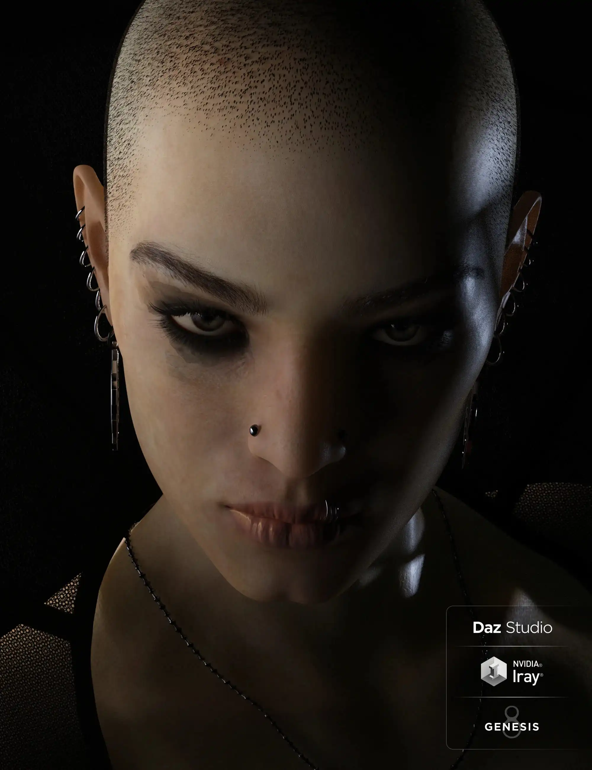 Phx Aer HD, Hair and Accessories for Genesis 8 Females_DAZ3D下载站