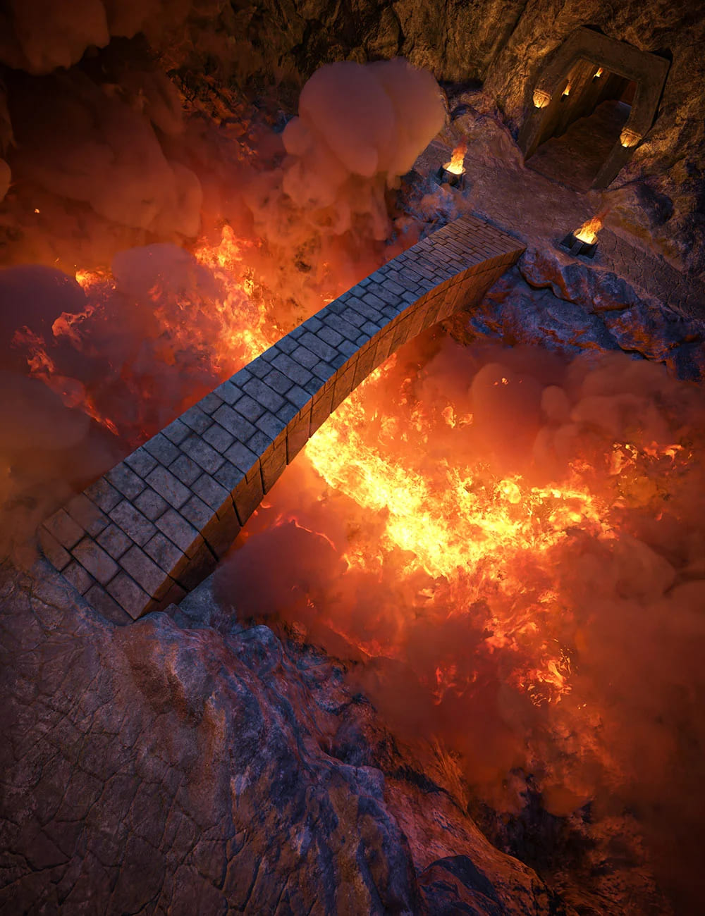 Pyromantix – Beneath Fire Mountain_DAZ3D下载站