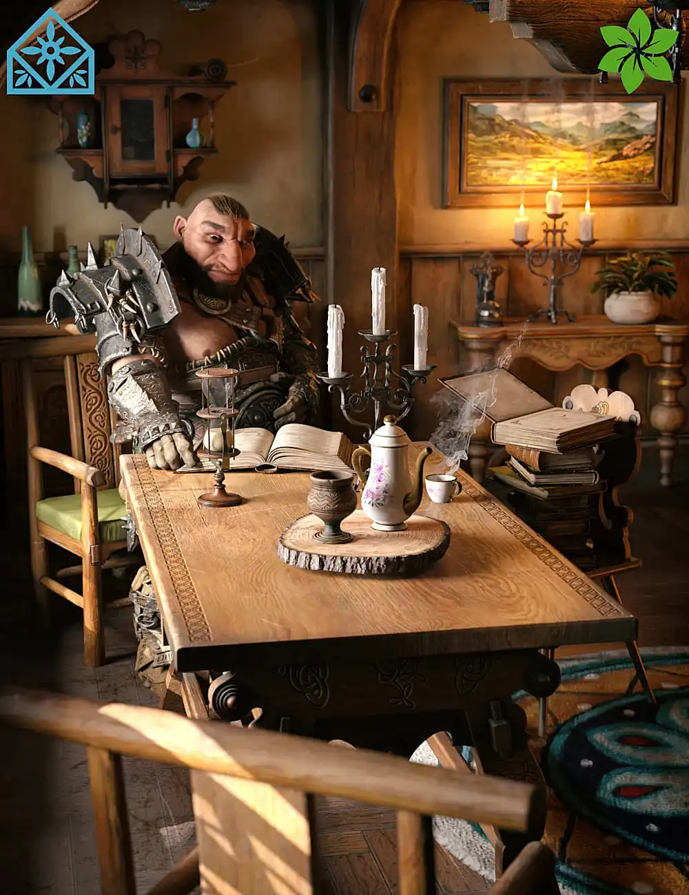 ROG Fantasy Home – Living Room Furniture Set_DAZ3DDL
