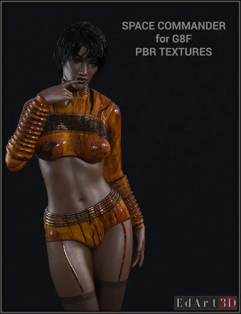 Space Commander for G8F PBR Textures_DAZ3DDL