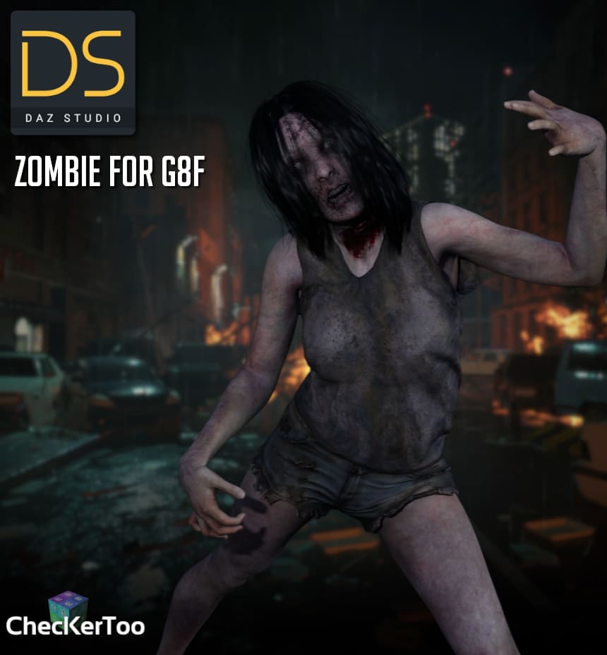 Zombie For G8F_DAZ3DDL
