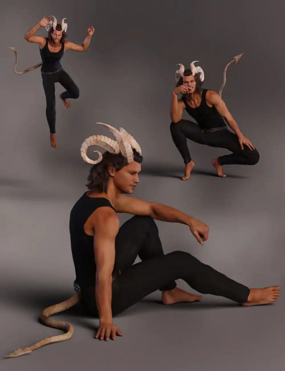 Bedeviled Poses for Torment 8.1 and Genesis 8.1 Male_DAZ3D下载站