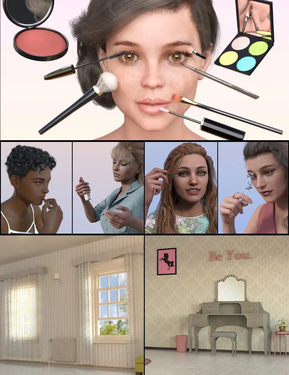 Complete Beauty Collection Bundle_DAZ3DDL