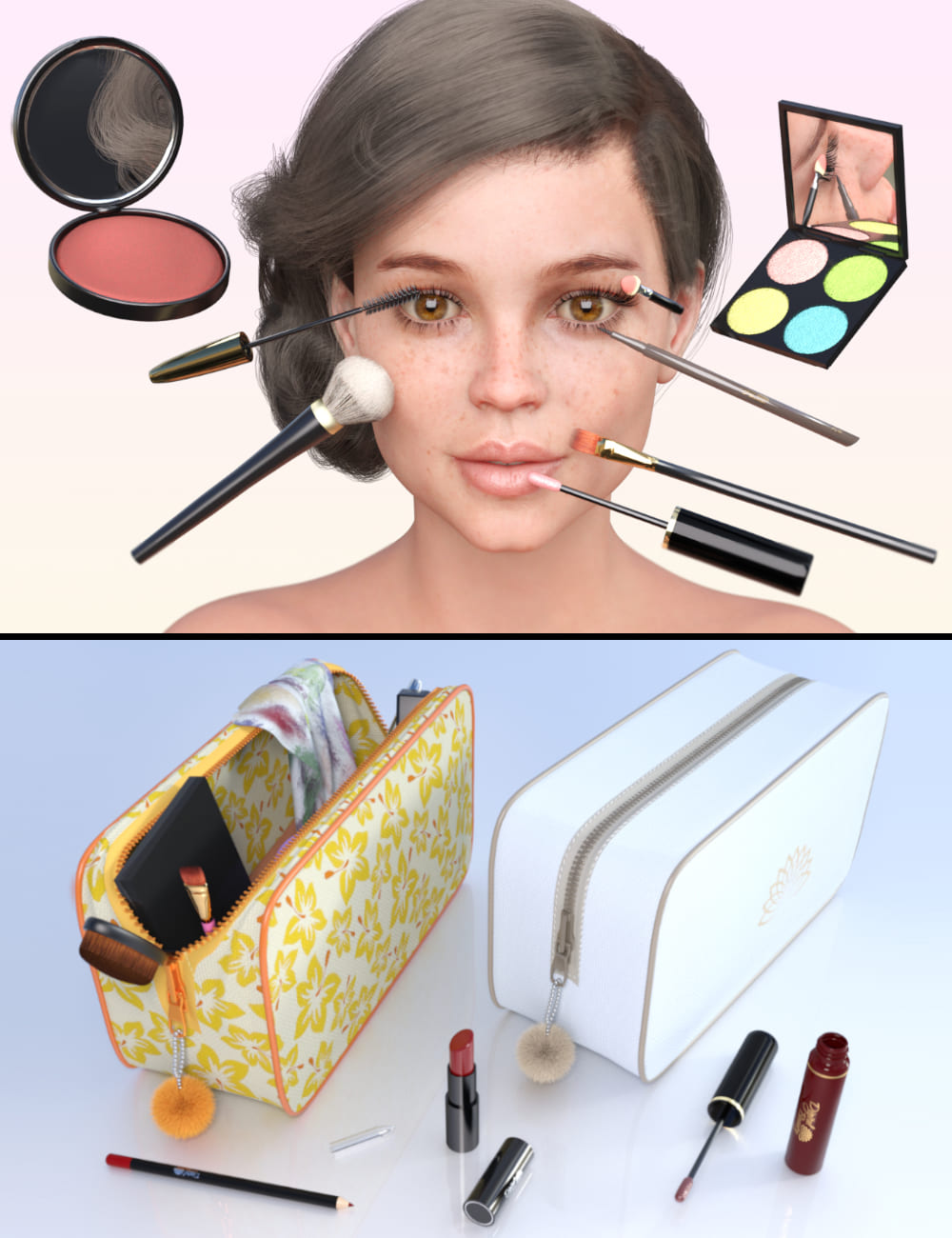 Complete Beauty Collection: Make-Up_DAZ3D下载站