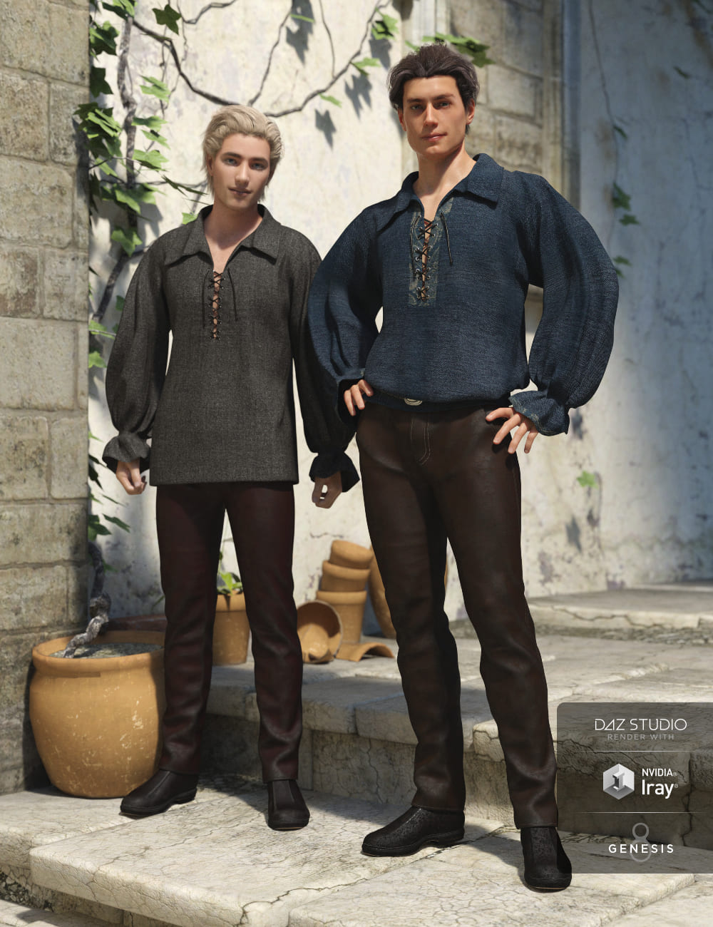 Contemporary Romeo Outfit Textures_DAZ3DDL