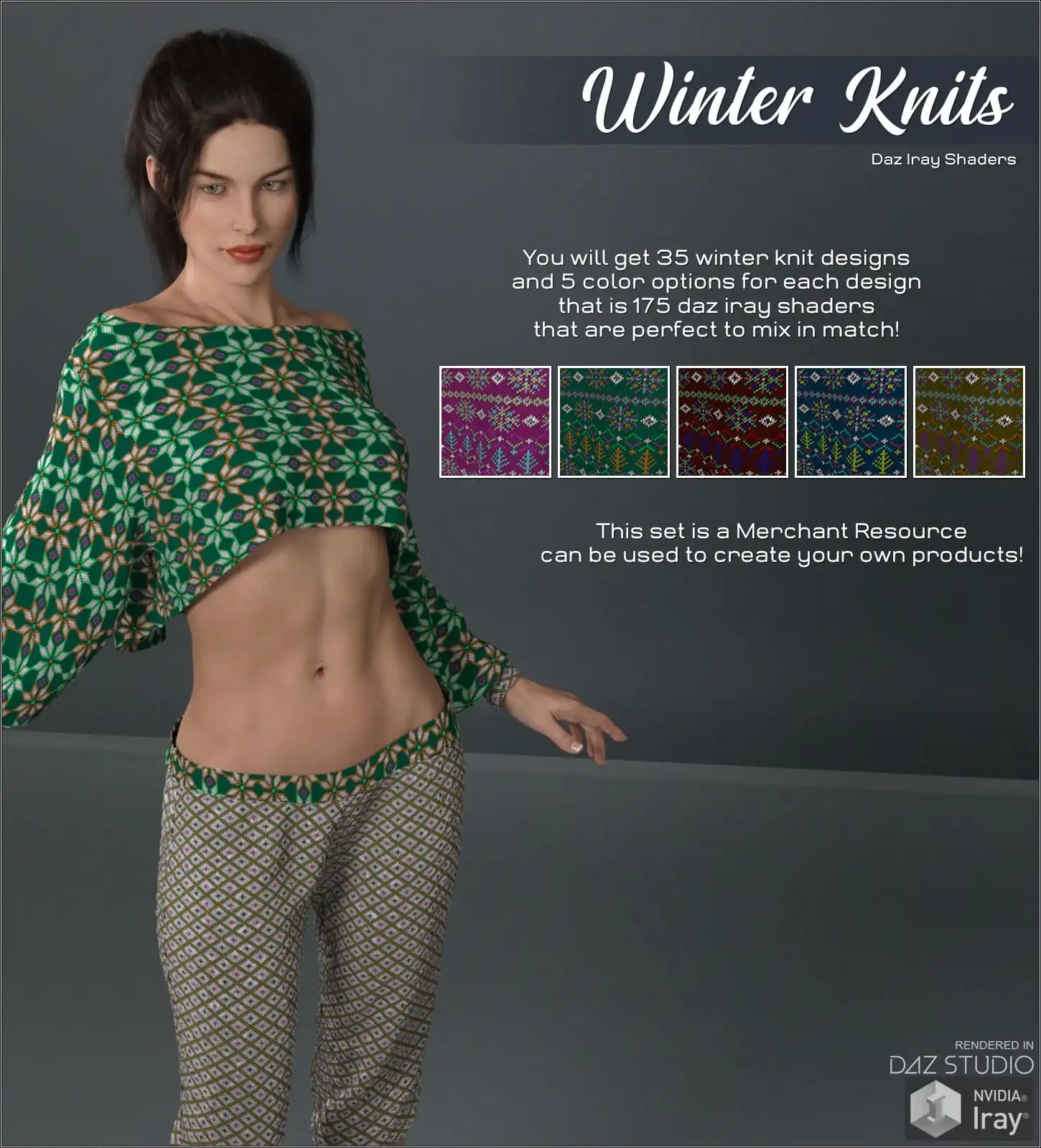 Daz Iray – Winter Knits_DAZ3DDL