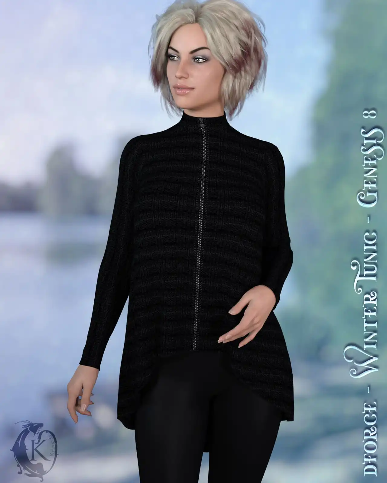 dforce – Winter Tunic – Genesis 8_DAZ3DDL