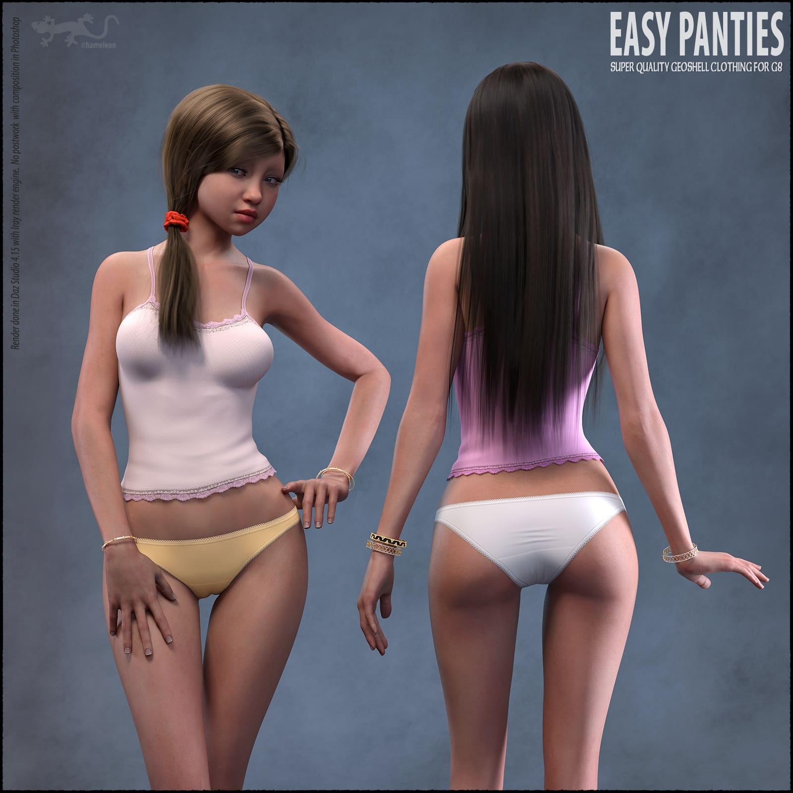 Easy Panties for Genesis 8_DAZ3D下载站