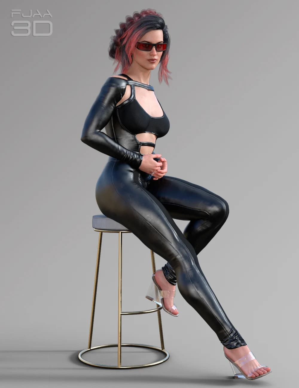 Elegant Skinny Jumpsuit for Genesis 8 Female(s)_DAZ3D下载站