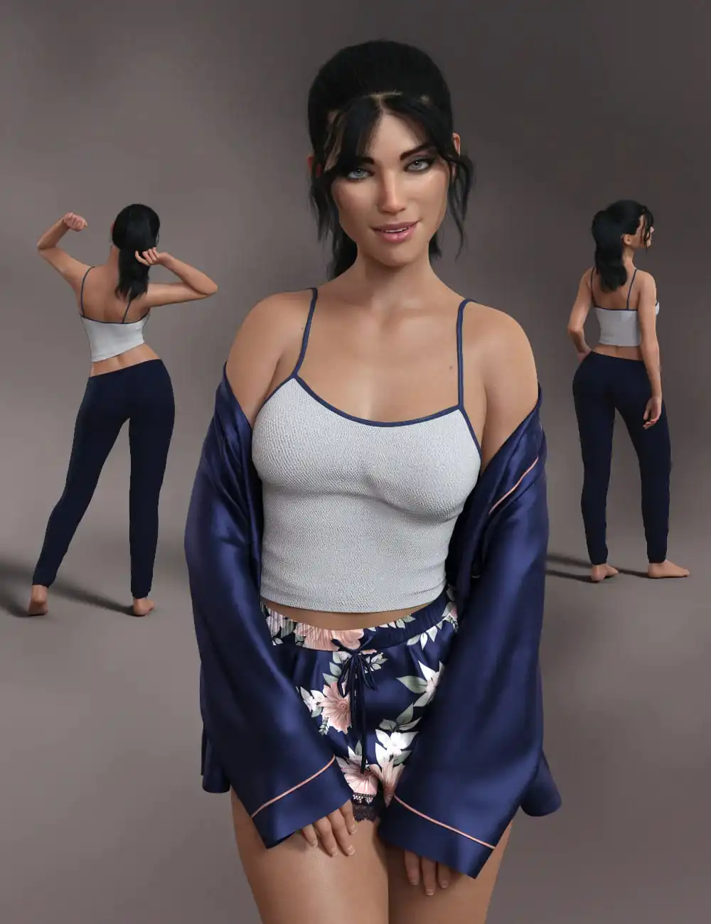 Exhibit Poses for Genesis 8.1 Female_DAZ3D下载站