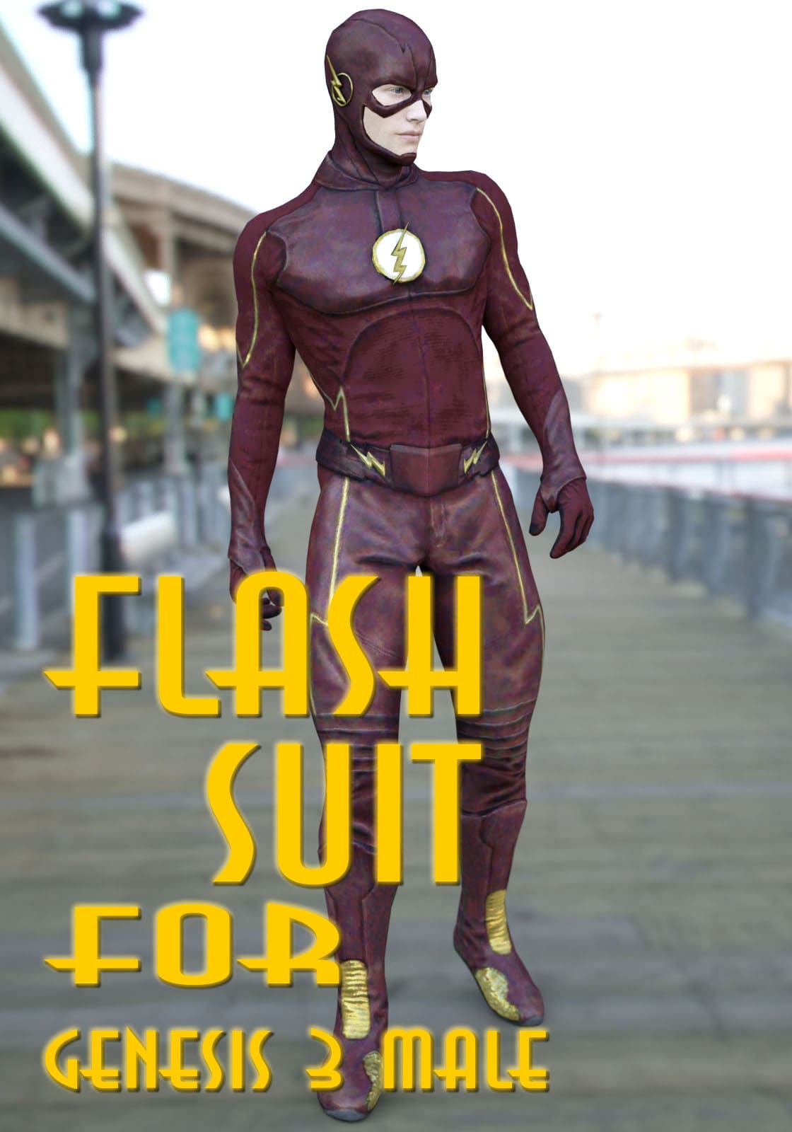 Flash Suit for G3M_DAZ3D下载站