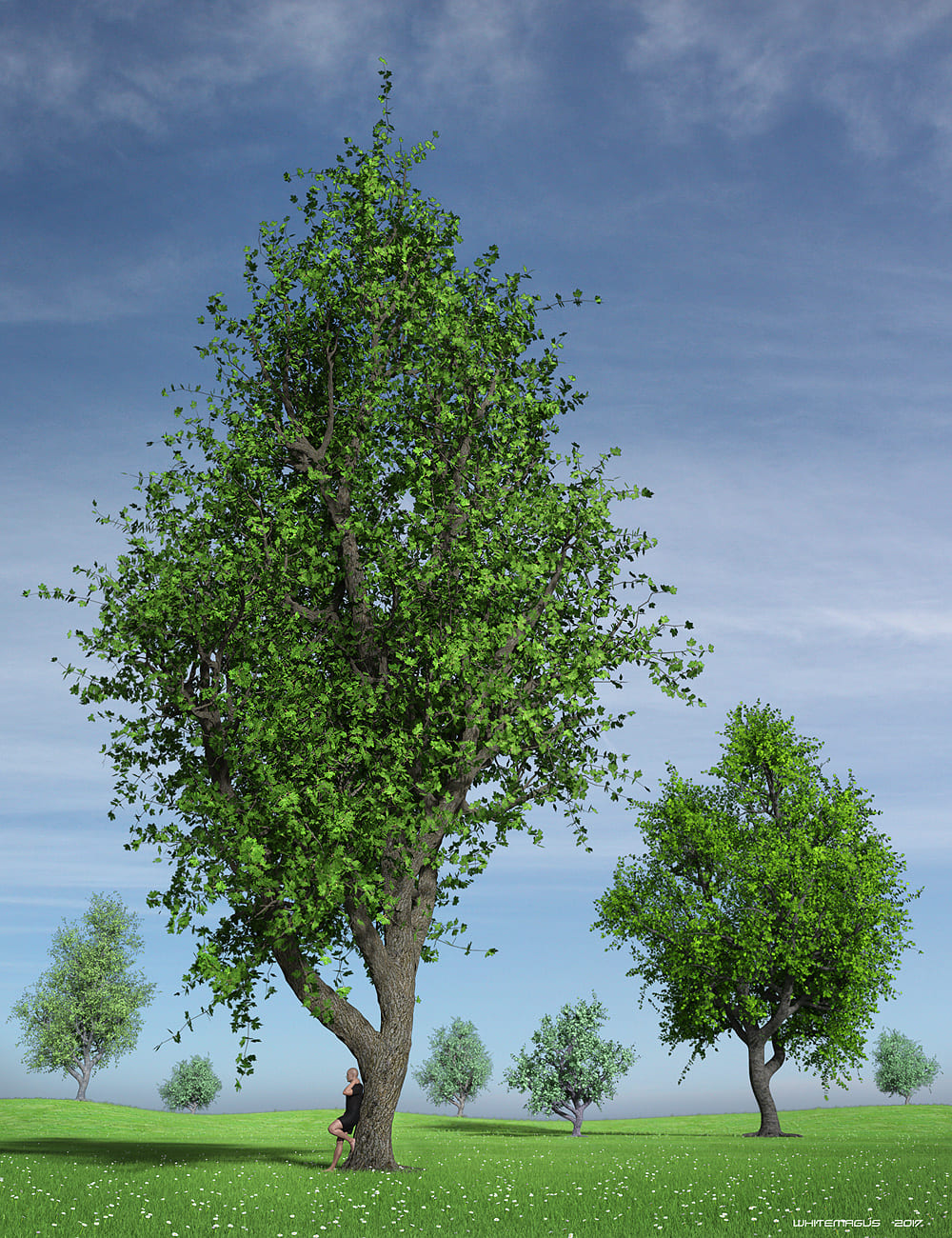 Hybrid Trees Collection_DAZ3D下载站