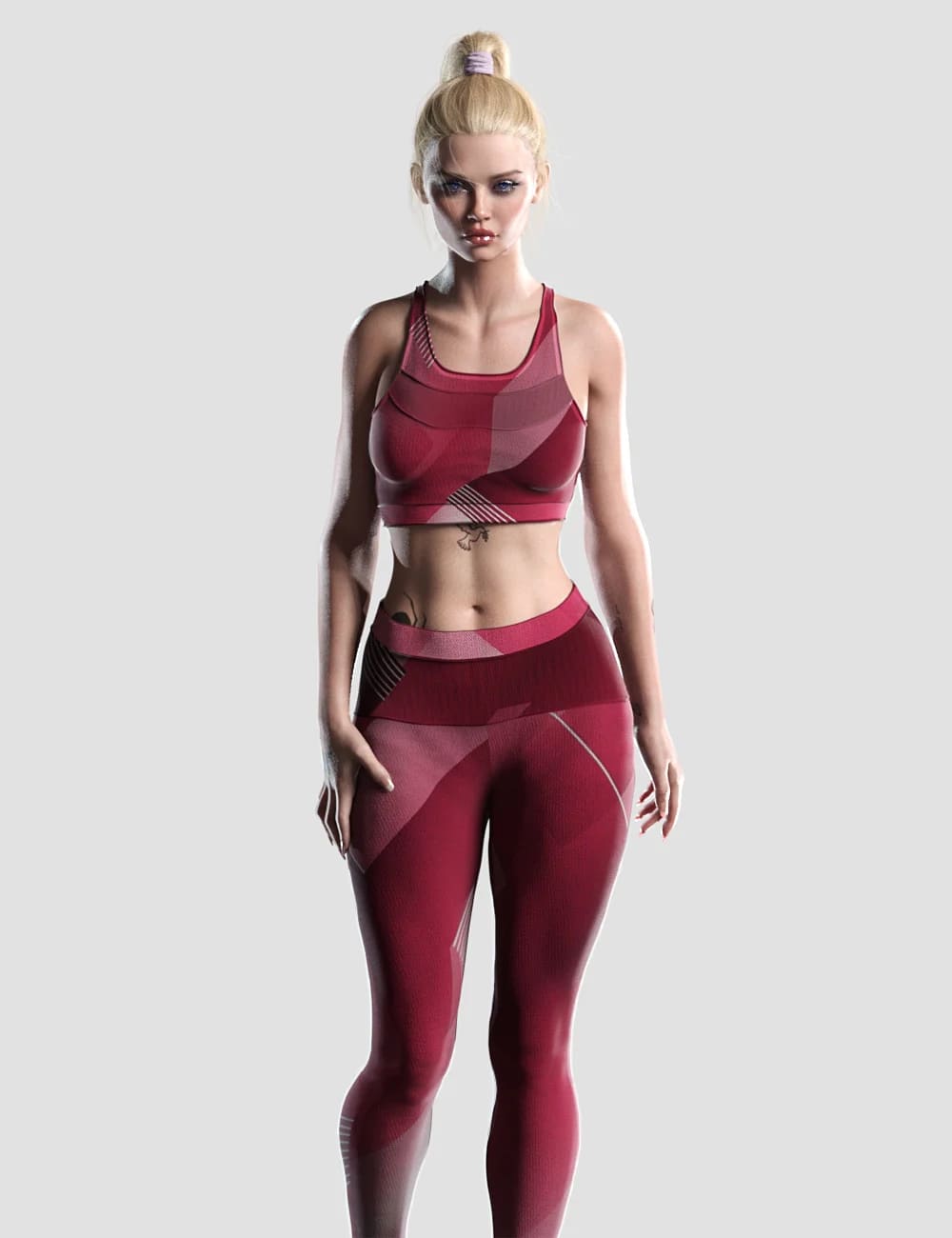 Knit Sports Outfit Textures_DAZ3D下载站