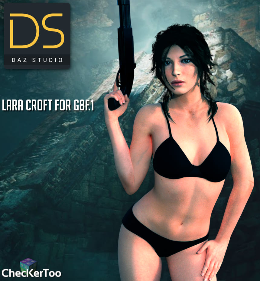 Lara Croft For G8F.1_DAZ3D下载站