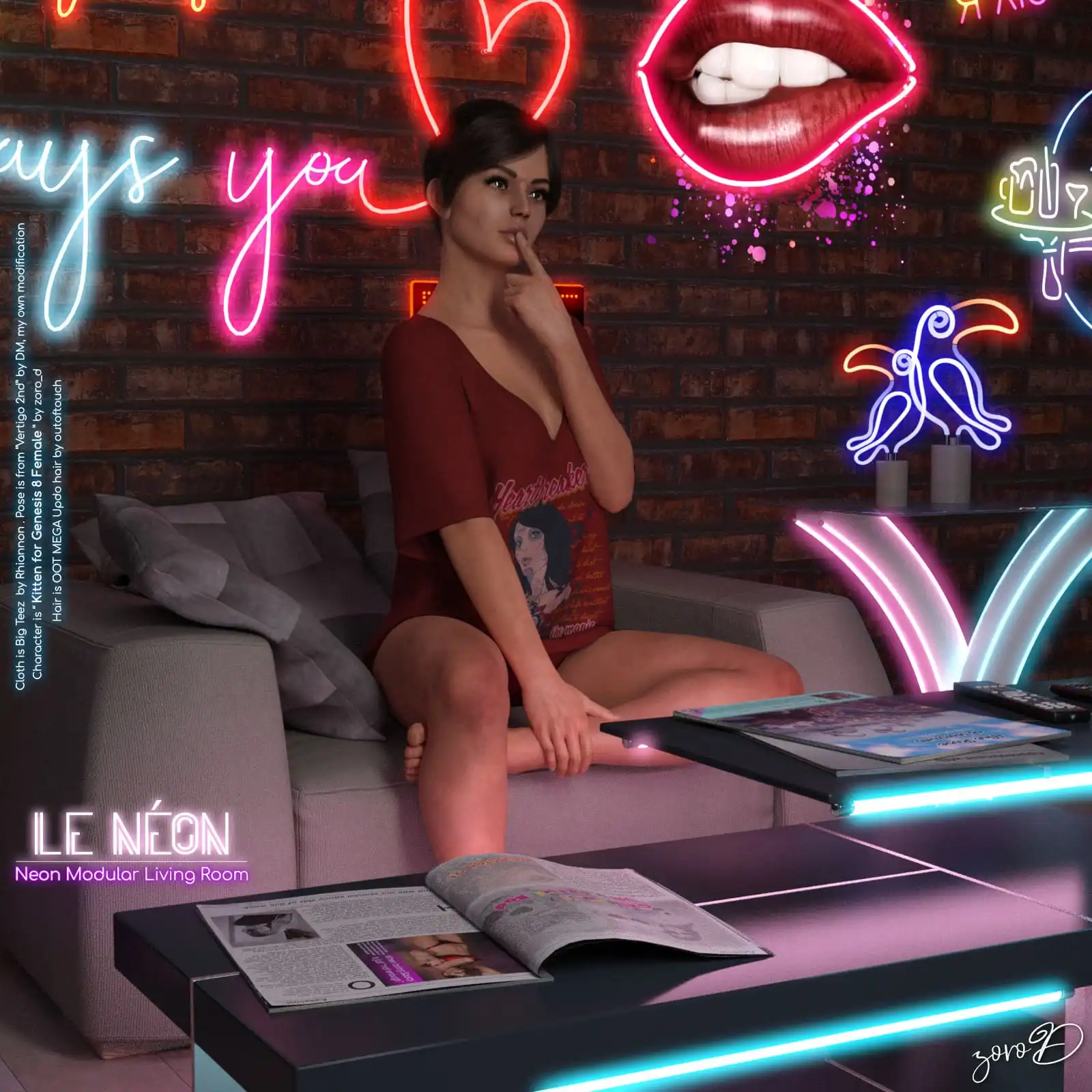 Le Neon_DAZ3DDL