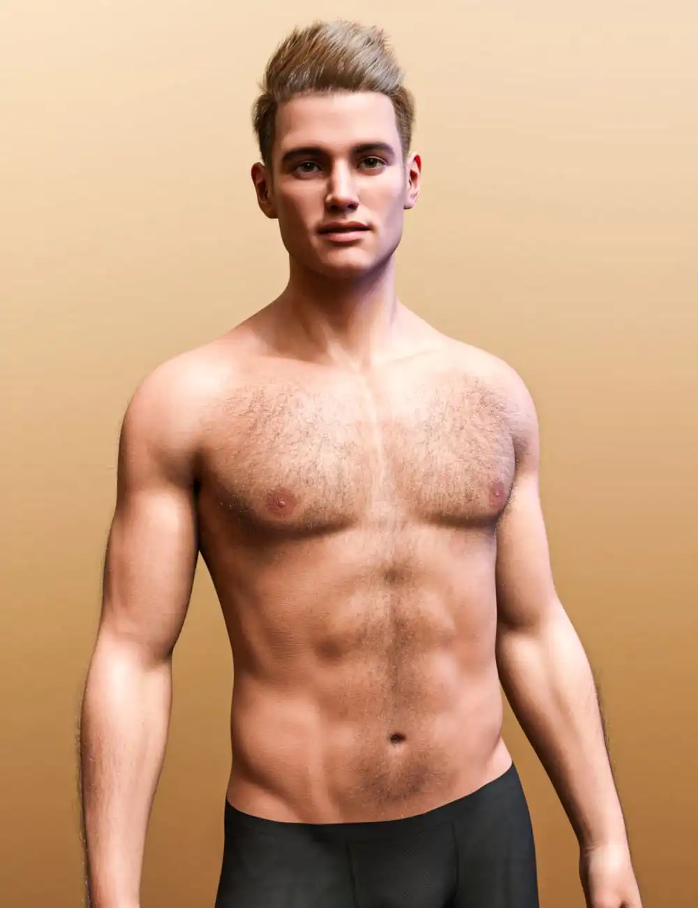 M3D Fiber Body Hair Set for Genesis 8.1 Male_DAZ3DDL