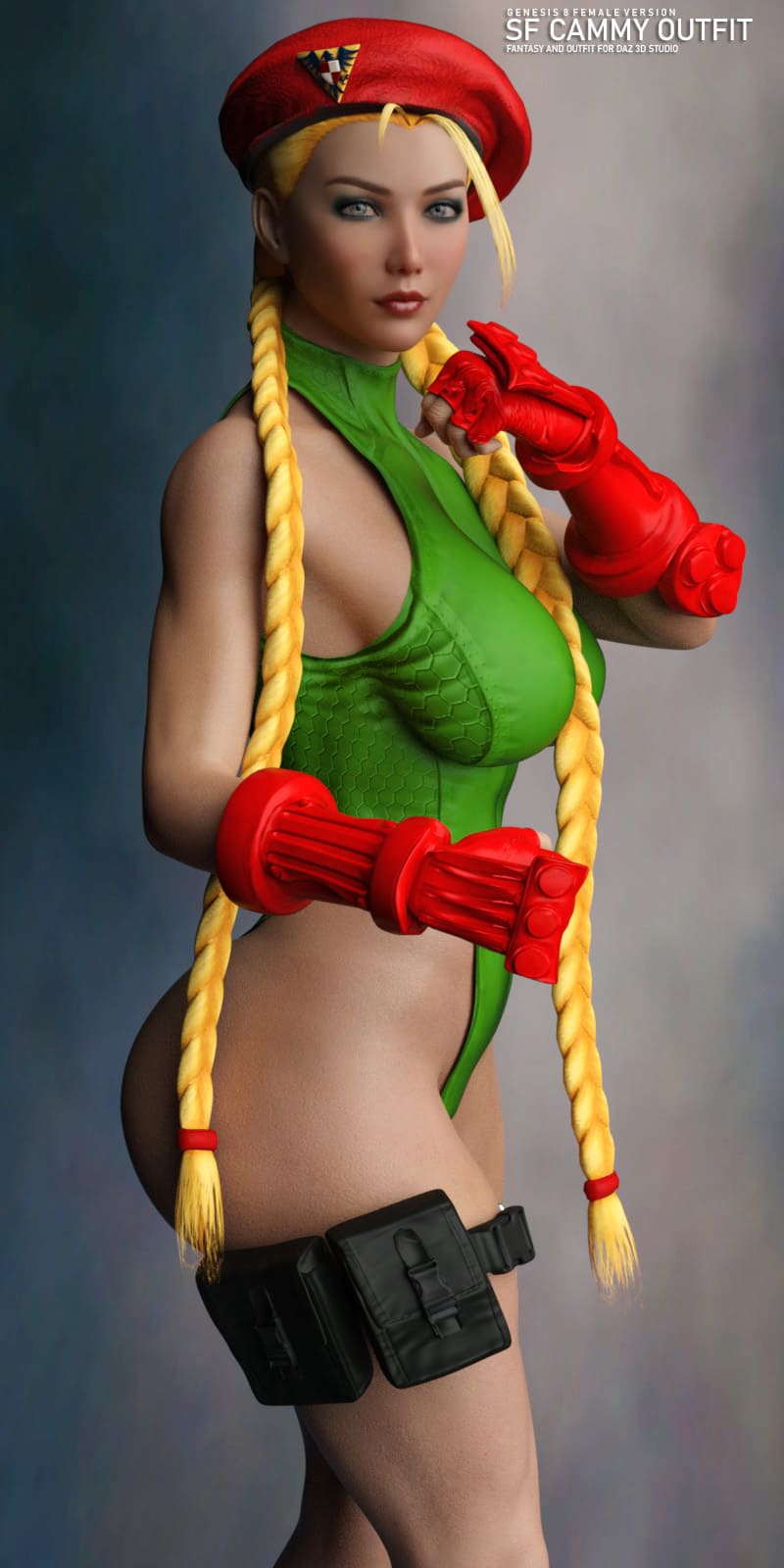 SF Cammy For G8F - Daz Content by 3DUK