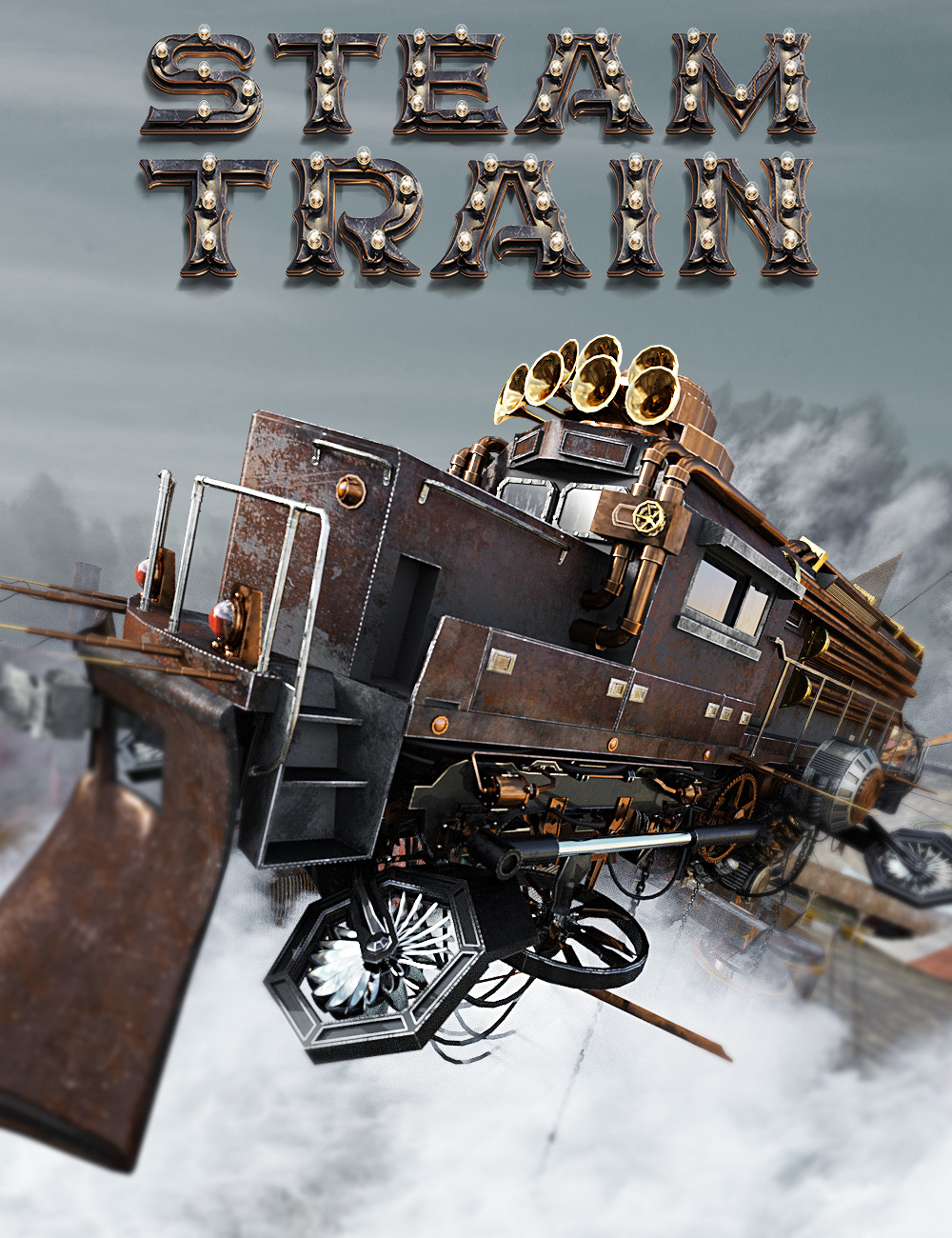 Steam Train for DS Iray_DAZ3DDL