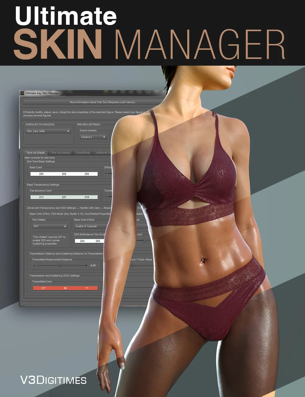 Ultimate Iray Skin Manager (Update February 2021)_DAZ3DDL