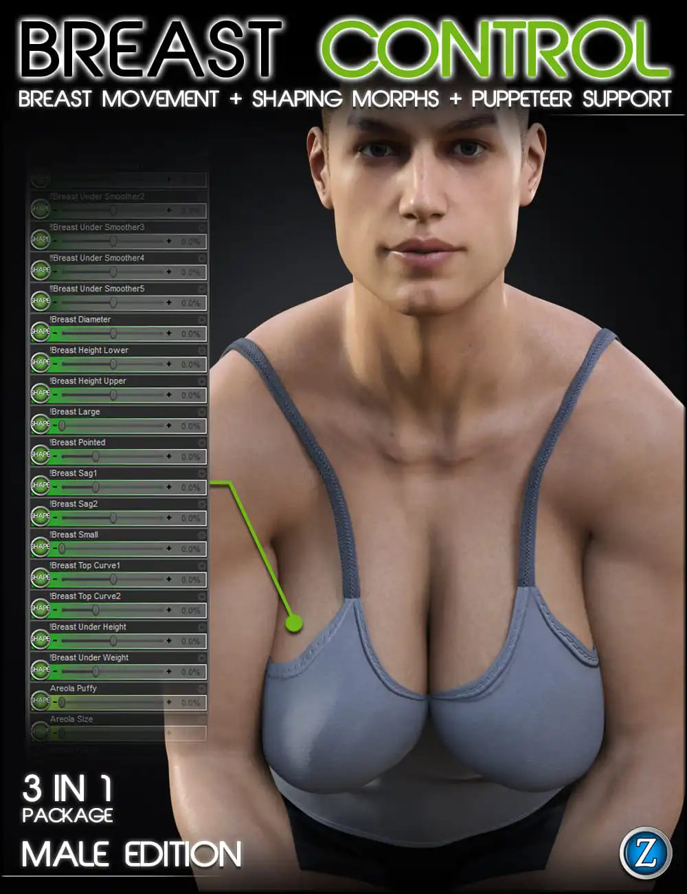Breast Control for Genesis 3 and 8 Males_DAZ3D下载站