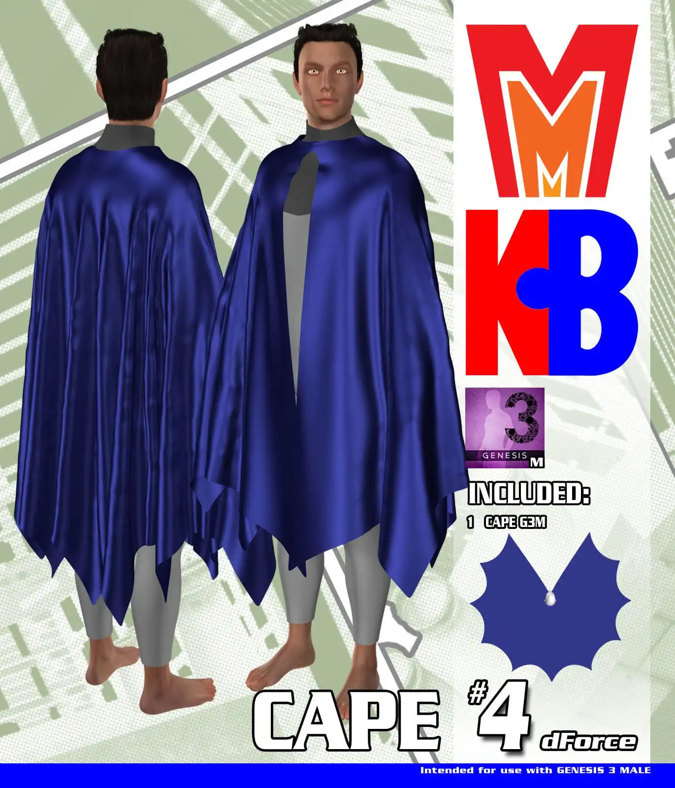 Cape 004 MMKBG3M dForce_DAZ3DDL