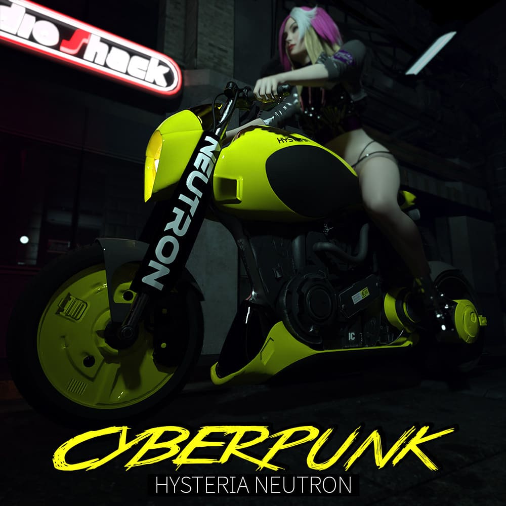 Cyberpunk Hysteria Neutron for DS Iray_DAZ3DDL