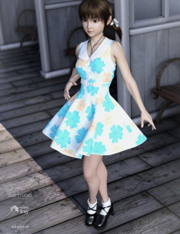 dForce Genesis8女装Fresh Summer Outfit (s) - dForce Fresh Summer Outfit for Genesis8 Female(s)_DAZ3D下载站