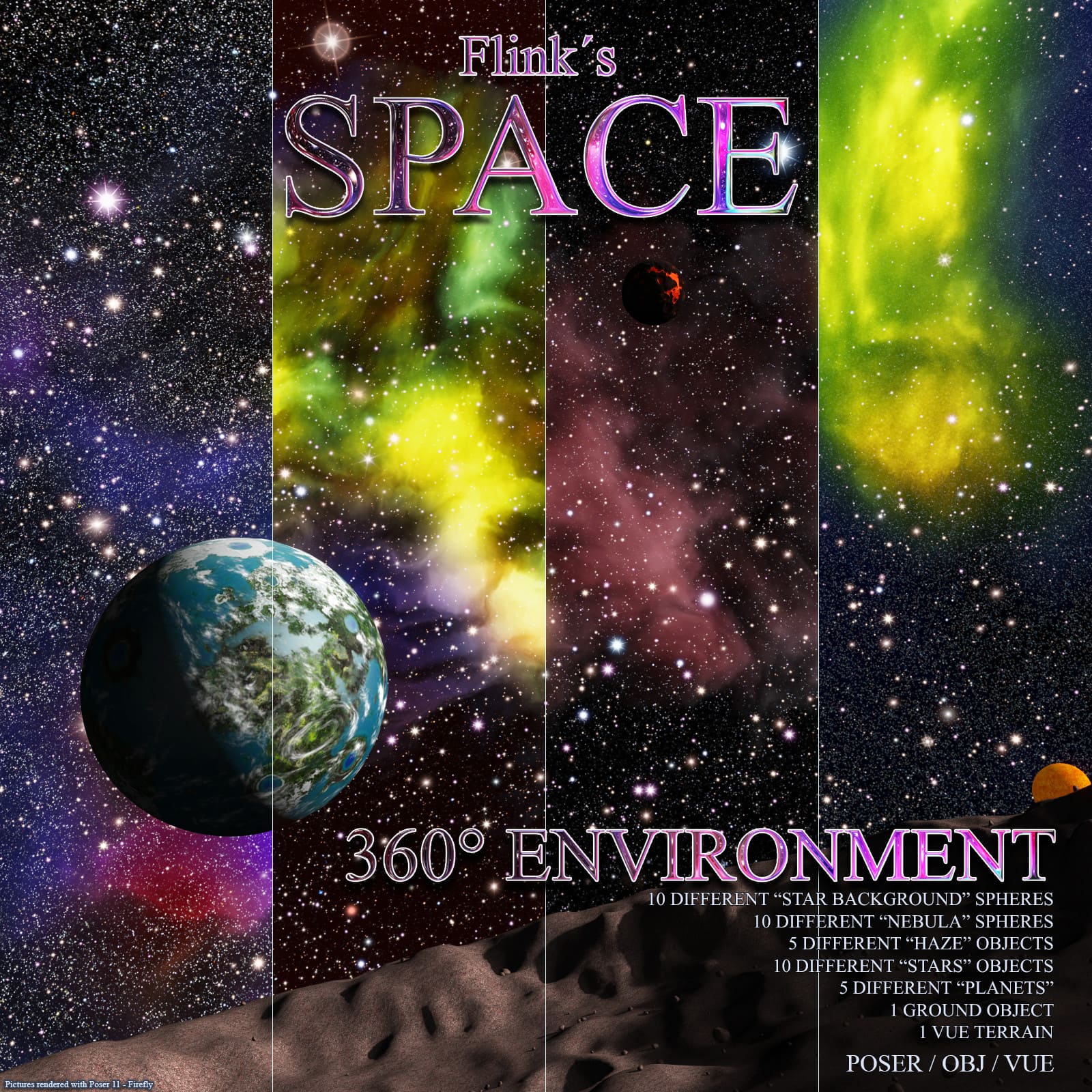 Flinks Space_DAZ3D下载站