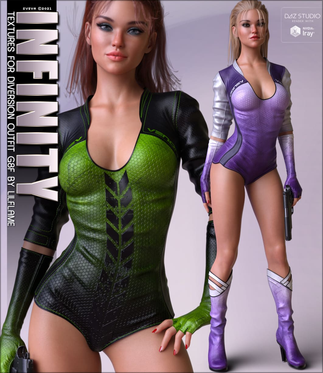 Infinity Textures for Diversion Outfit G8F_DAZ3D下载站