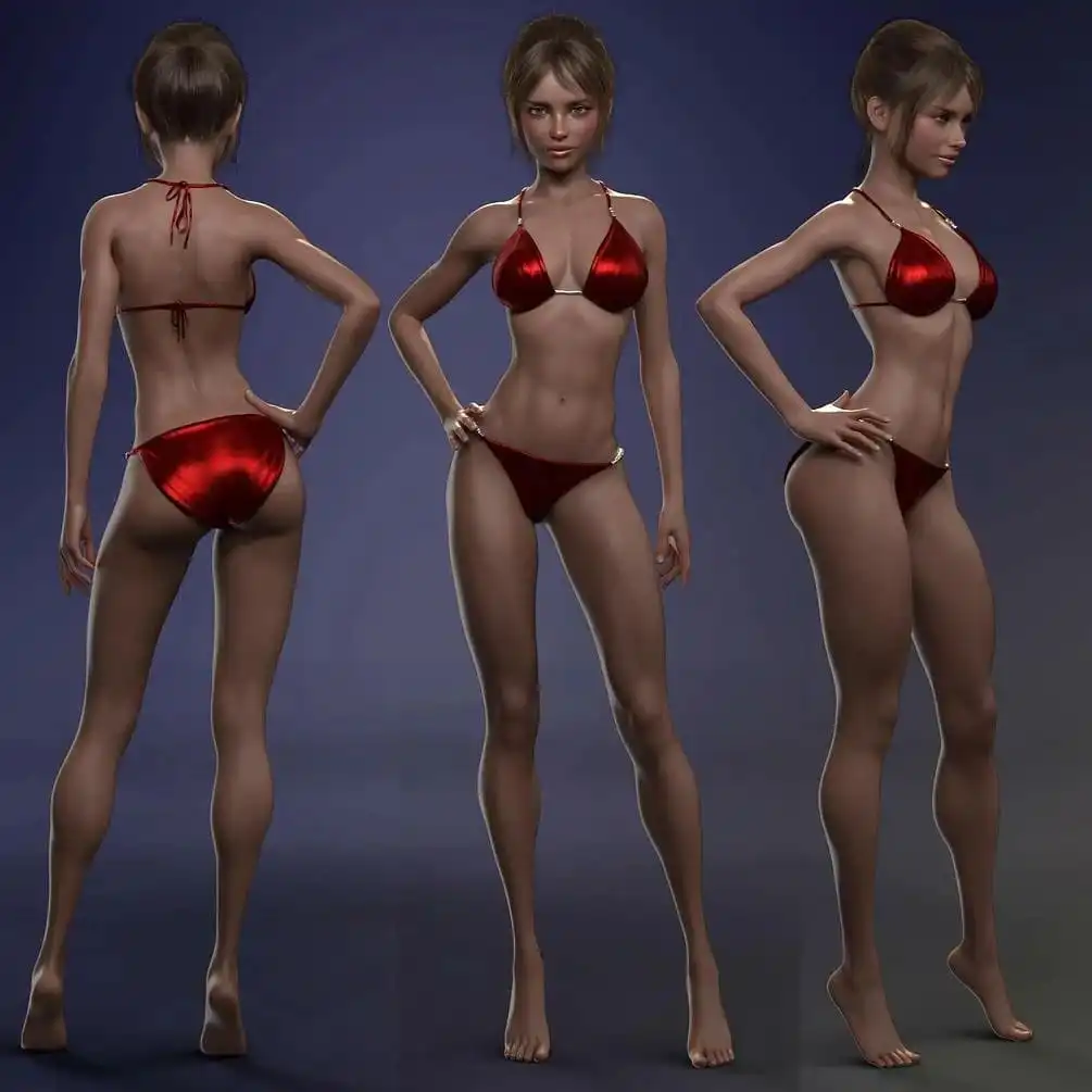 Jay 21 Character Morph for Genesis 8 and 8.1 Female Daz Studio_DAZ3D下载站
