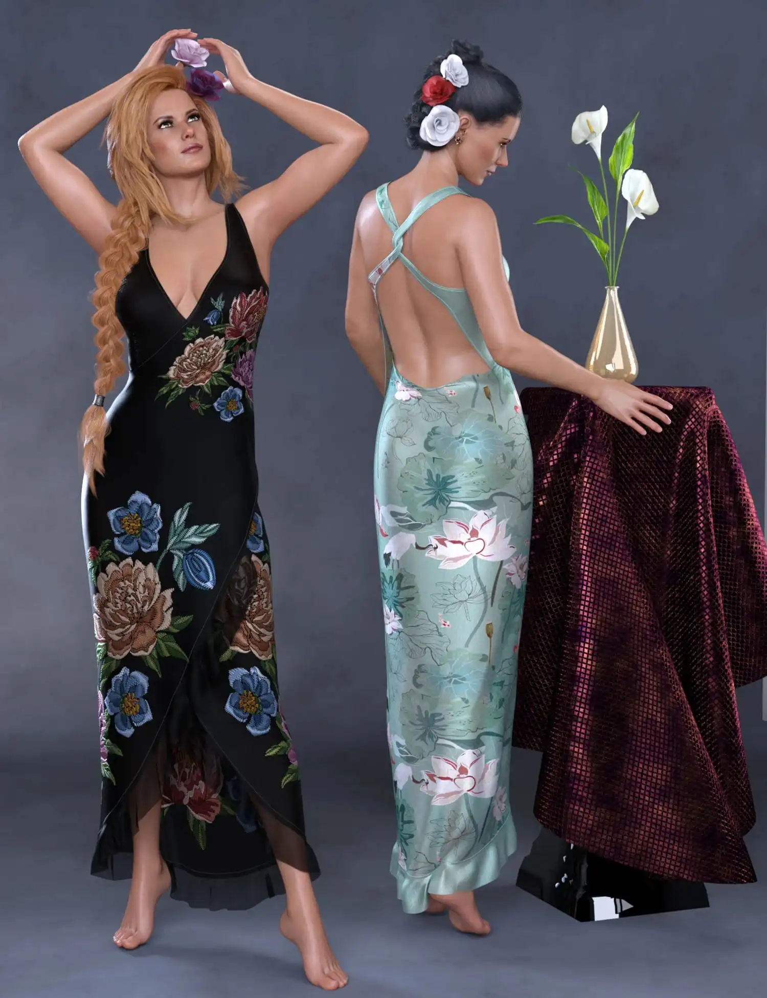 Leisure Time Textures for Floral Fiesta Outfit_DAZ3DDL