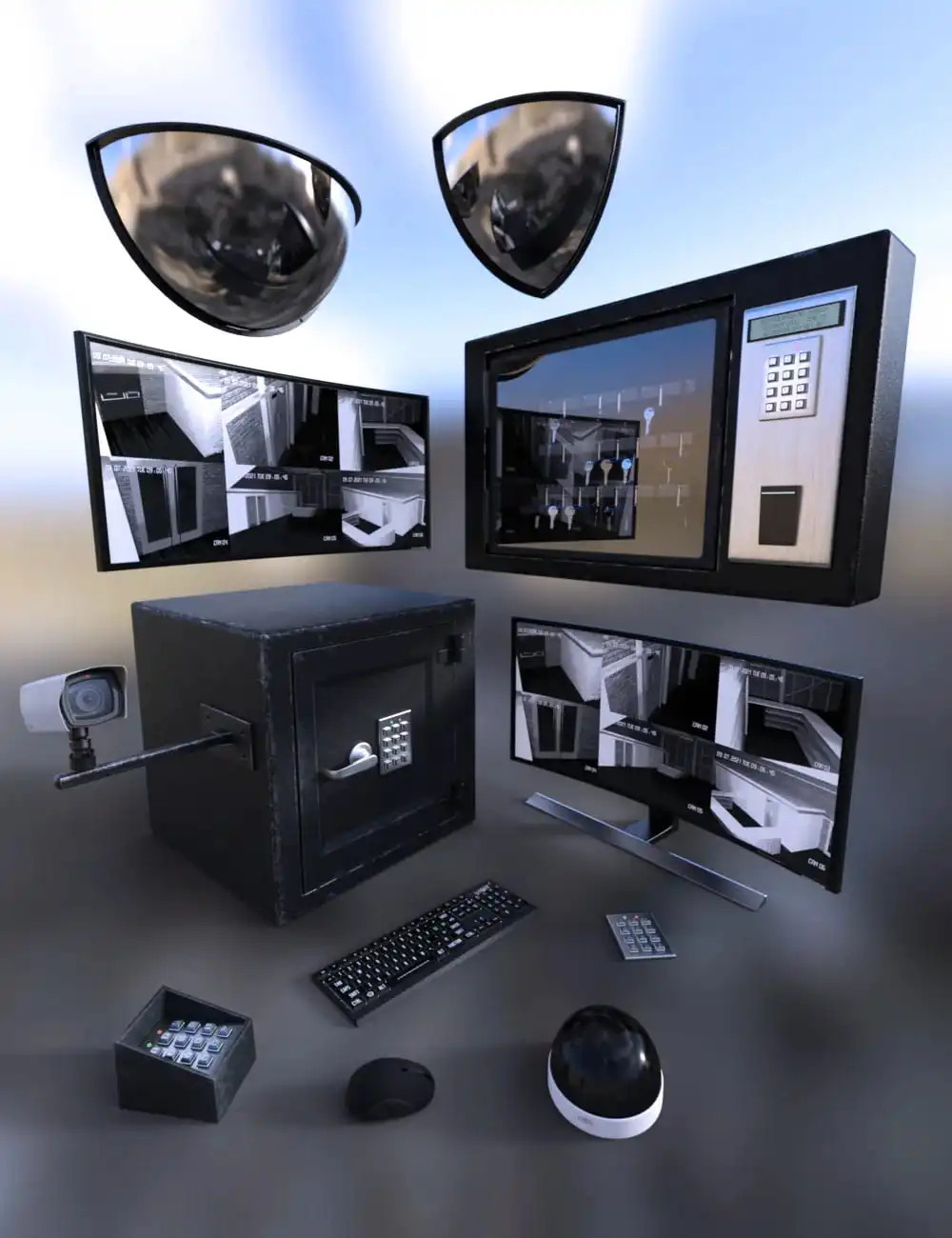 Prison Security Pack_DAZ3DDL