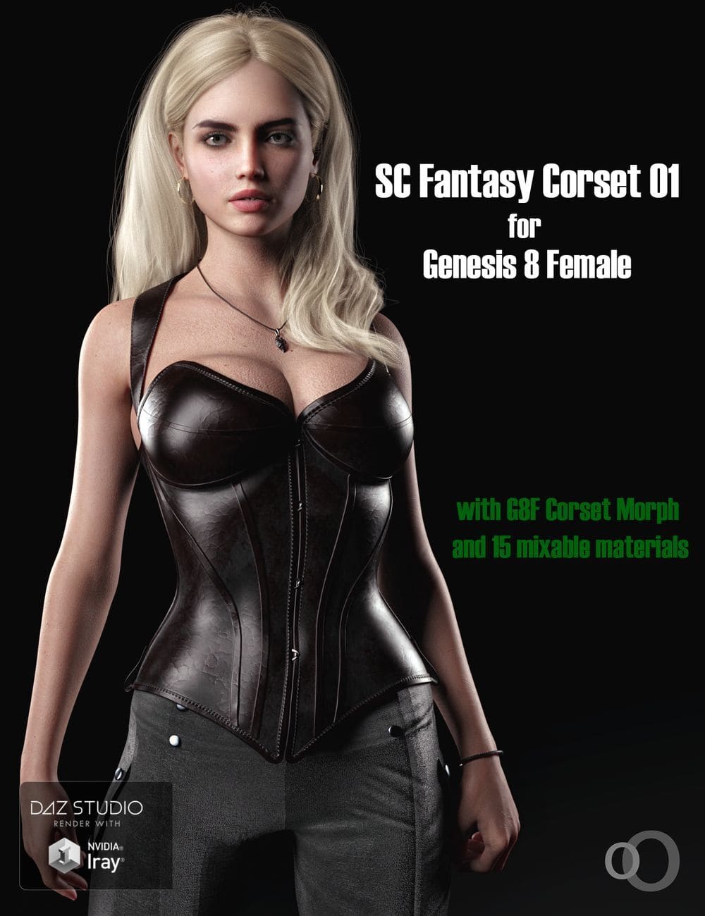 SC Solo Fantasy Corset 01 for Genesis 8 Female_DAZ3D下载站