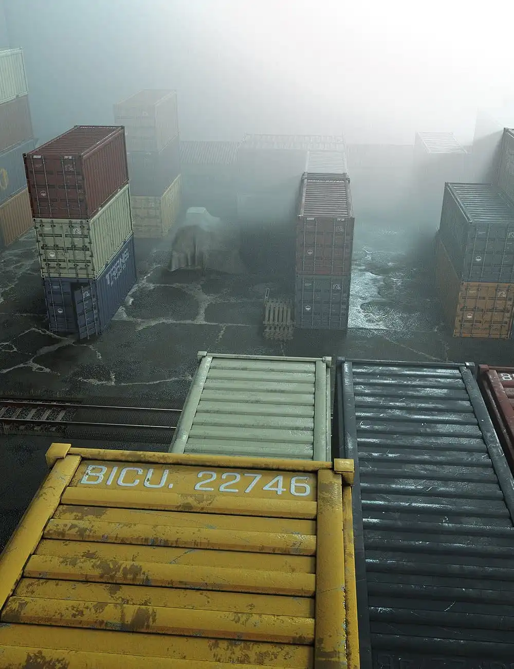 Shipping Yard Construction Set_DAZ3DDL