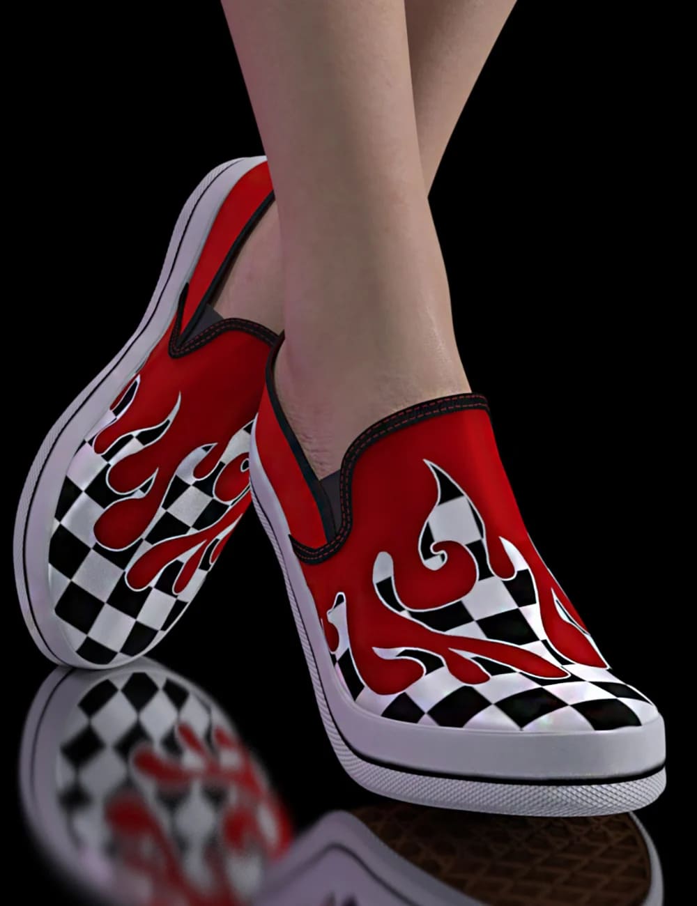Sneakers for Genesis 8.1 & Victoria 8.1_DAZ3D下载站