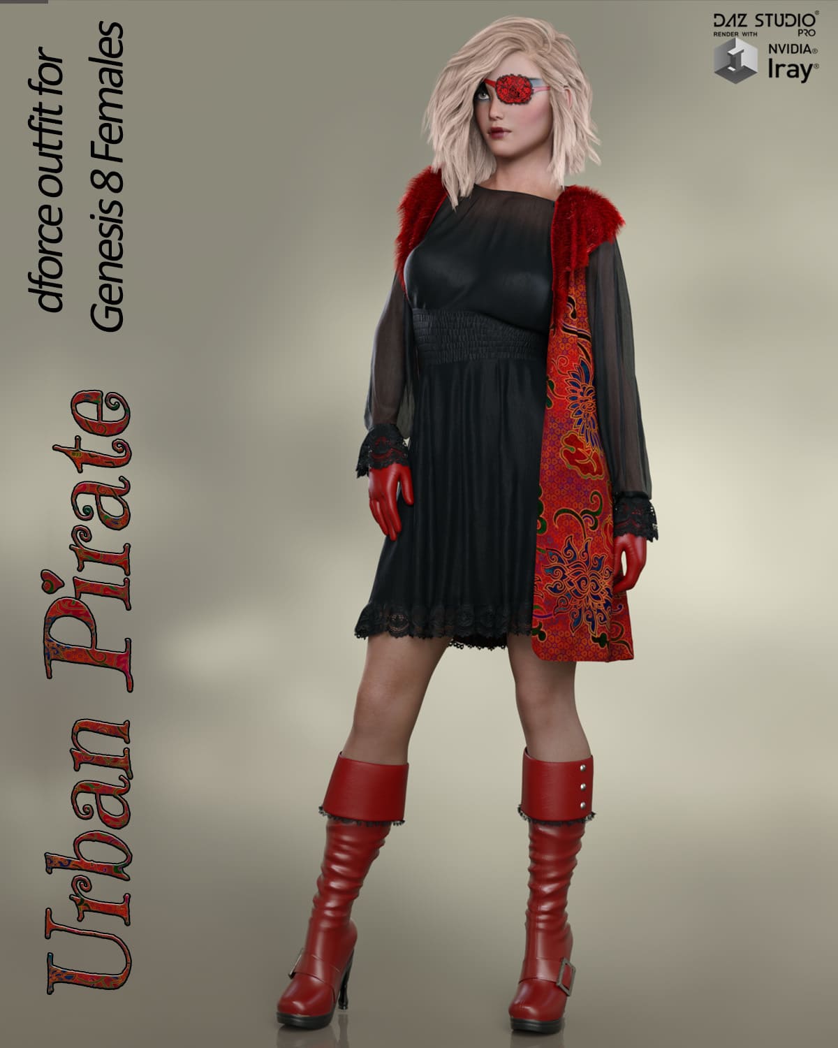 Urban Pirate dforce outfit for Genesis 8 Female_DAZ3DDL