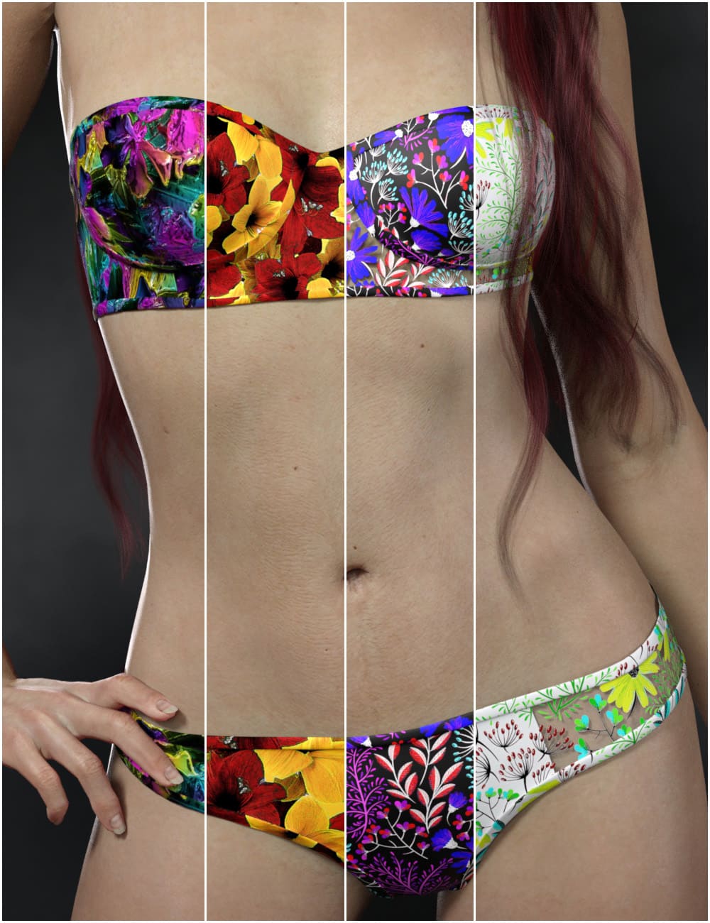 Ciel Bikini Textures Add-on_DAZ3D下载站
