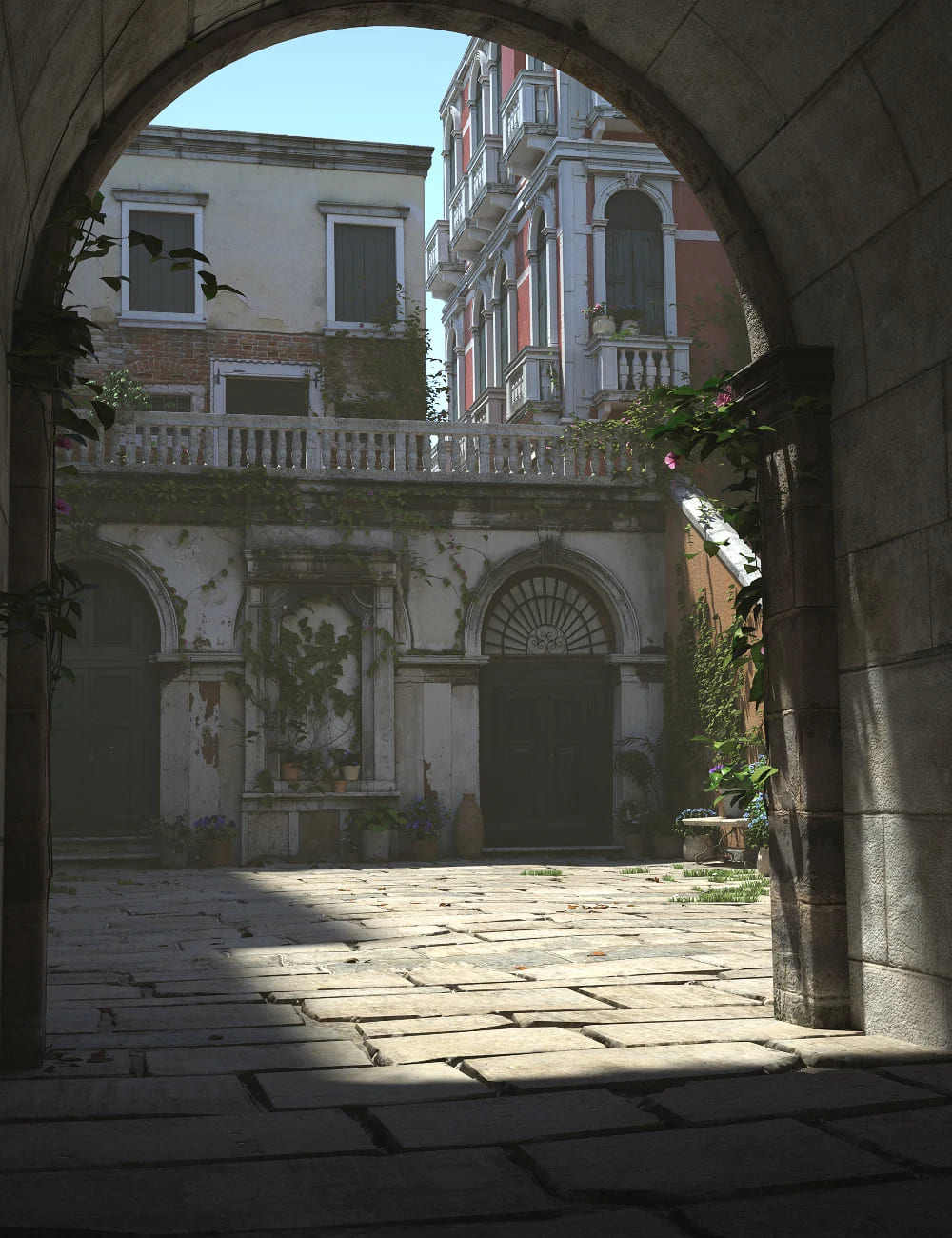 Courtyard Italia_DAZ3DDL