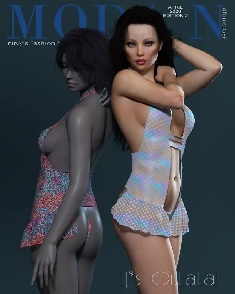 dforce Oulala Lingerie Set G8F_DAZ3DDL