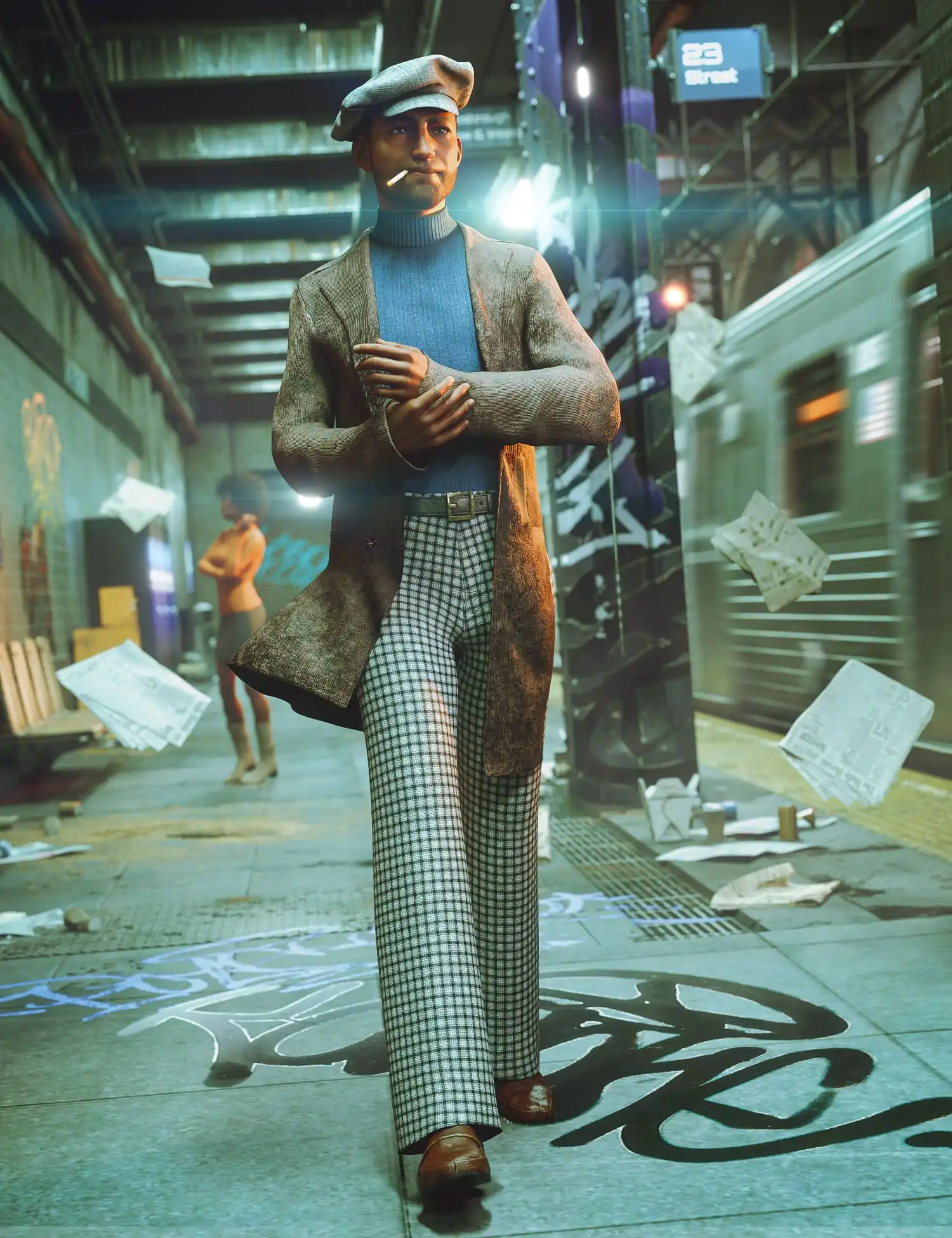 dForce The Max Outfit for Genesis 8 and 8.1 Males_DAZ3D下载站