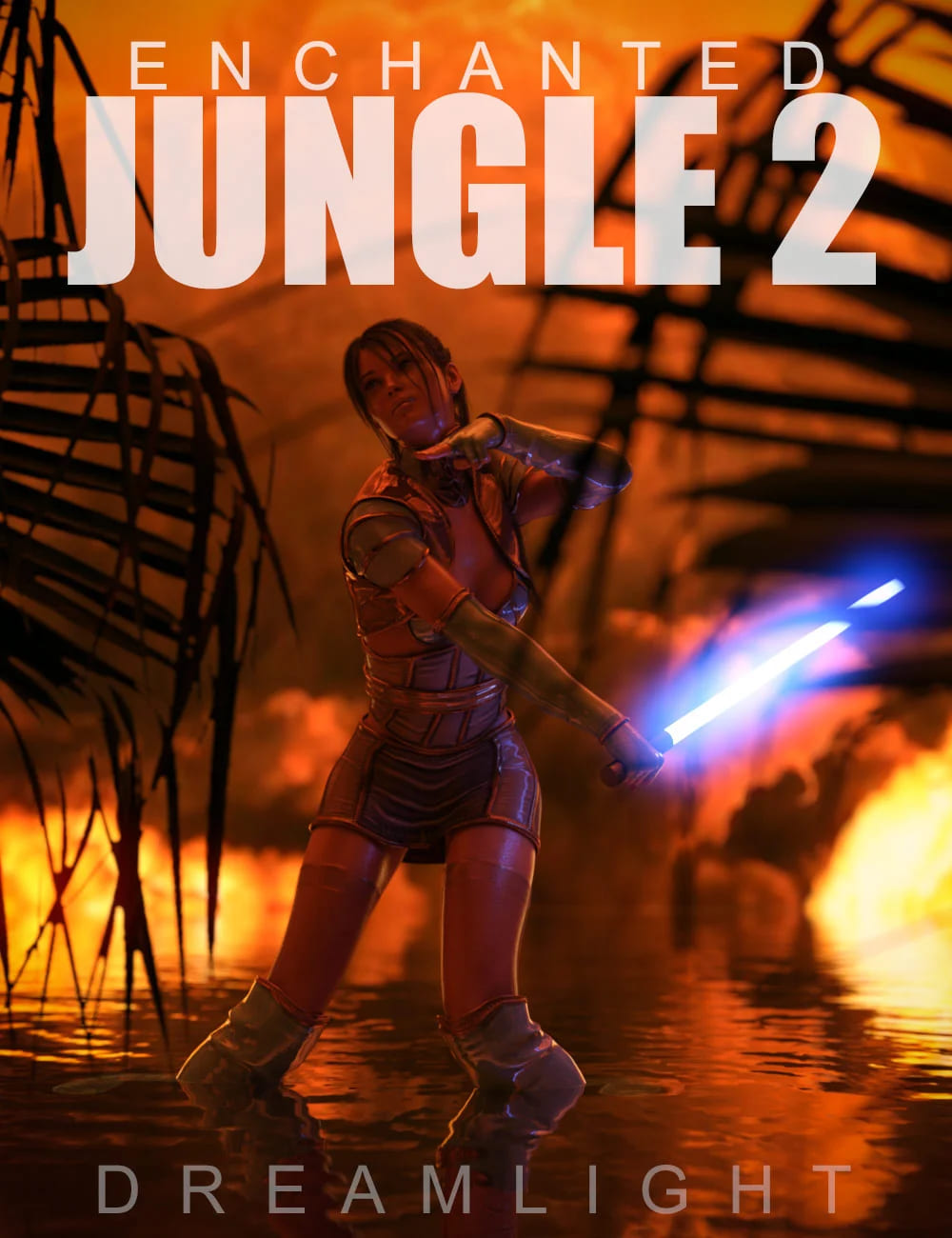 Enchanted Jungle Backgrounds 2_DAZ3D下载站