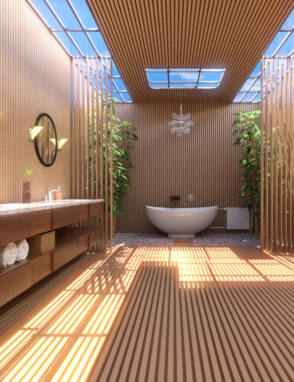 Fancy Japanese Bath_DAZ3D下载站