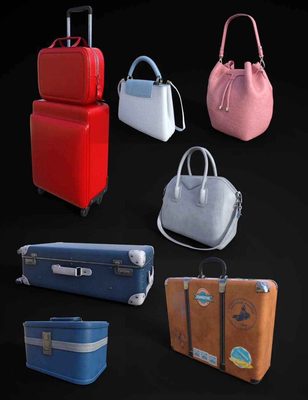 FG Luggage_DAZ3D下载站