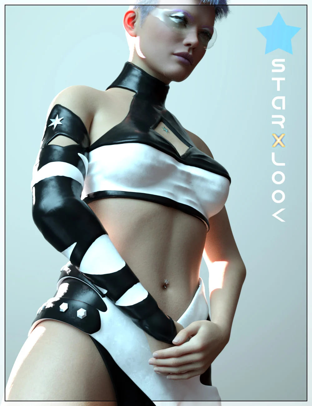 StarXlook Scifi Outfit for Genesis 8 Female(s)_DAZ3D下载站