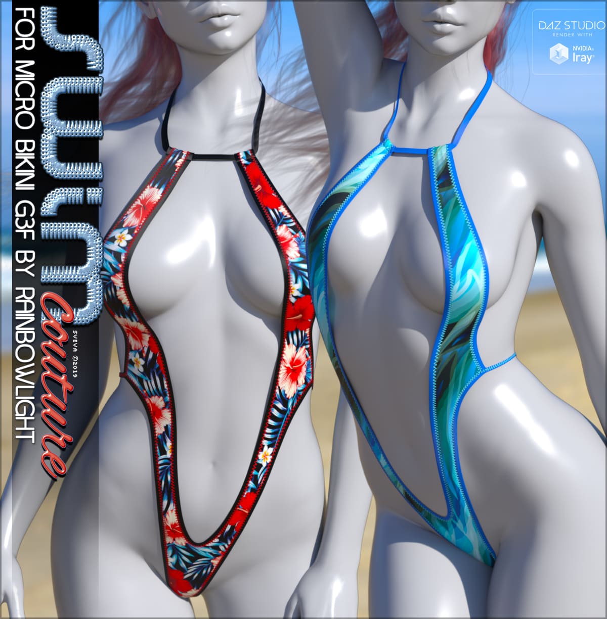SWIM Couture for Micro Bikini G3F_DAZ3D下载站